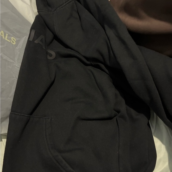Fear of God Essentials Black Hoodie - Picture 4 of 4